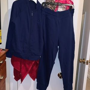 Women navy blue puma outfit size large